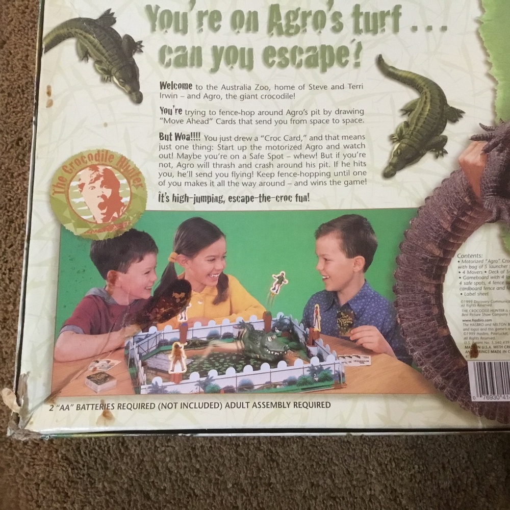 The Crocodile Hunter Game (1999) Motorized Croc “Agro” - Picture 15 of 16